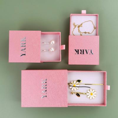 China Recyclable Custom Jewelry Earrings Necklace Bracelet Ring Pendant Jewelry Drawer Packaging Box for sale