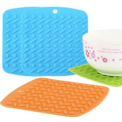 China Hot Slip Viable SiliconeTrivet Heat Resistant Mat Durable Silicone Pot Holder Hot Sale Kitchen Protector Non for sale