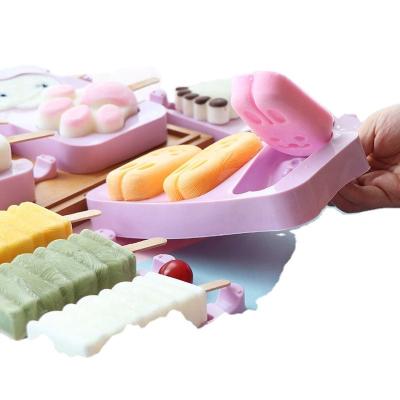 China Viable Custom Silicon Ice Cream Mold Set Popular Profession Baby Ice Cream Mold Ice Cream Mold Silicone Popsicle for sale