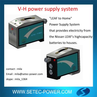 China Nissan Leaf SETEC 3kw Home Vehicle Supply Power To Home V2H Power Supply Inverter for sale