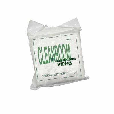 China 100% Cleanroom High Tech Fabric OEM Polyester Class Lint Free Cleaning Wiper for sale