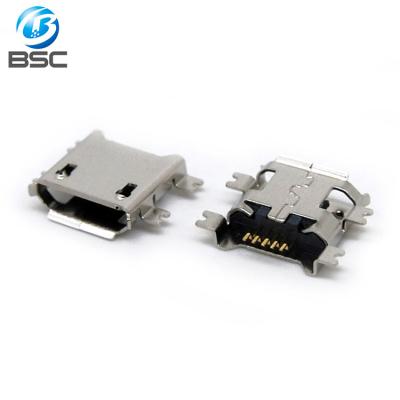 China PCB SMT USB 2.0 B Female Connector Micro USB Jack Receptacle for Mobile Tablet Replacement for sale