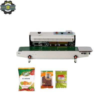 China Food JIA IT FR-900 Automatic Horizontal Plastic Film Bags Heat Sealing Machine Horizontal Sealing Machine With Emergency Button for sale