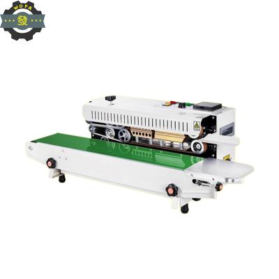 China Food WoFa FR-900 Automatic Horizontal Plastic Film Bags Heat Sealing Machine Continuous Strip Sealer Machine for sale