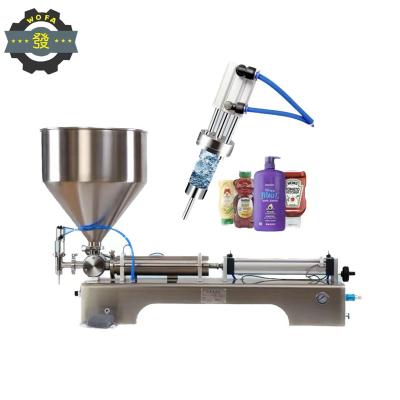 China JIAHE Food Factory Price Automatic Sauce Oil Tomato Sauce Pneumatic Filler MA Hopper Mixer Honey Filling Machine With Heated Small for sale