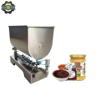 China JIA IL 50-500ML thick paste food and liquid goods with mixer and filling machine with mixer and heater for sale