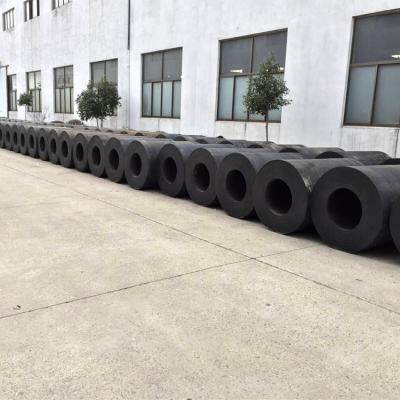 China Hot Sale Durable Marine Cylindrical Rubber Quay Fender Abrasion Resistance for sale