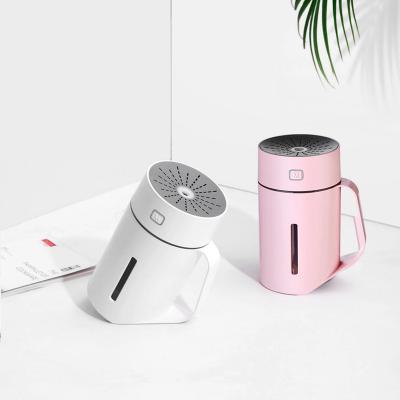 China New Ultrasonic Colorful LED Air Humidifier USB LED Portable Cool Mist Humidifier 420ml for sale