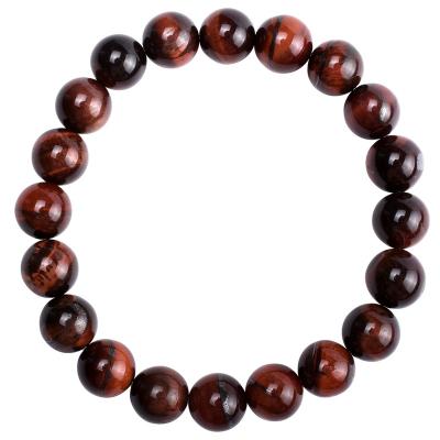 China Yellow/Red Fashion Body Treatment Women Men/Women Bracelet Tiger Eye Stone Beads Men's Bracelet for sale