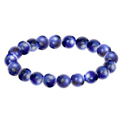 China Men/women 10mm rock bracelet lava/agate/lapis lazuli stone natural gemstone beads bracelet for sale