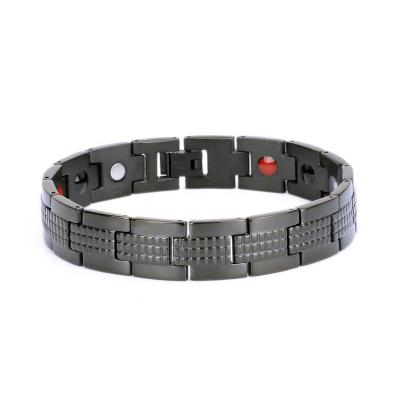 China Health Care Bio Energy Therapy Anti-Radiation Stainless Steel Magnetic Bracelet for sale