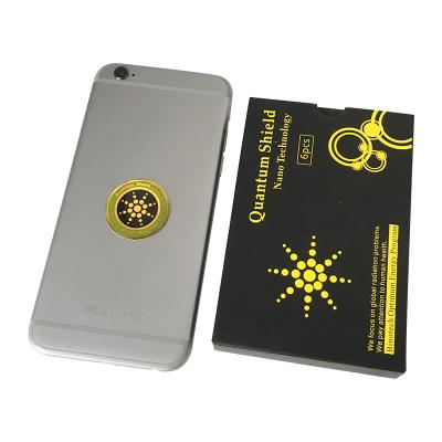 China Hot Round Mobile Phone Energy Shield Mobile Phone 5G Anti Radiation Scalar Stickers QS for sale