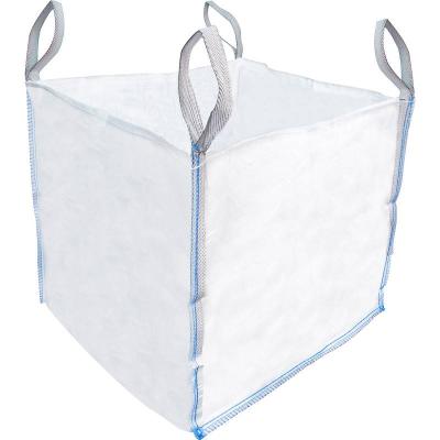 China BREATHABLE PANEL FIBC BAG U BOTTOM OPEN FLAT 4 SEAM-SIDE WIHTE LOOPS LOADING BAG 1000KG CHINA SUPPLIER en venta