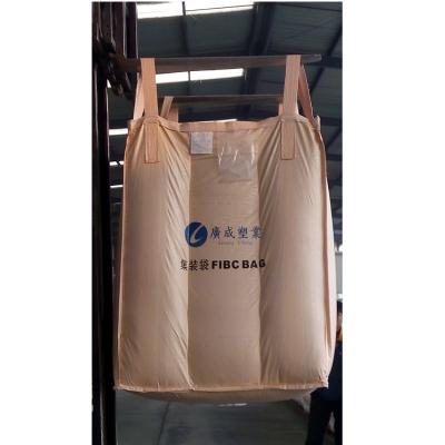 China Breathable even coated or uncoated large baffle fibc bag with high quality and good shape gc01 Te koop