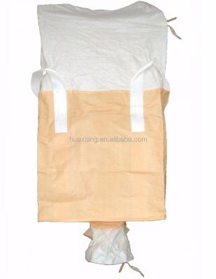 China Breathable Bigbag Cross Corner Loops Flexible Container Bags Breathable FIBC BAG Acceptable With Spout 90x90x100cm 5:1 GCFIBC-14 Baicheng for sale