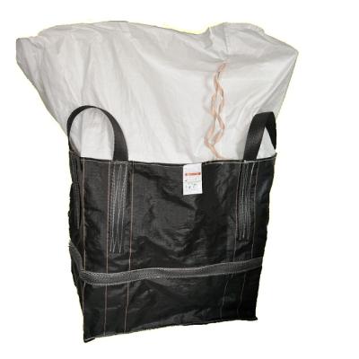 China GUANGCHENG FIBC Large Capacity Container Breathable Waterproof Bag Packaging Big Bag With PE Coating Black for sale