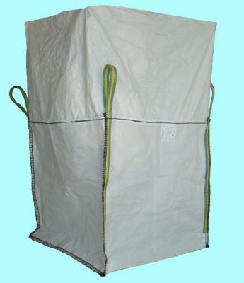 China China FIBC Ton Jumbo Bag For Cement Breathable Recyclable Laminated Woven Sand Gravel Te koop