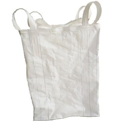 China Breathable Belt Around Heavy Bulk Bag 1500kg Sand Top Cement Use Construction Sack Packing Big Bag gc01 for sale