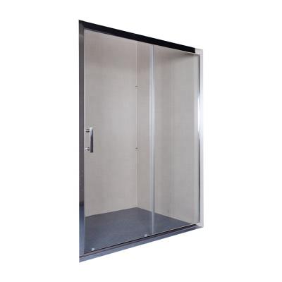 China Modern Competitive Single Tempered Glass Sliding Door Bath Screens Shower Door for sale