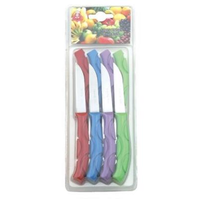 China 12pc-set Sustainable Paring Knife with Plastic Handle Stainless Steel Blade for sale