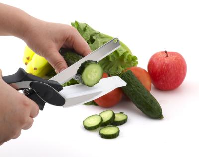 China Yangjiang Chopper Multi Function Kitchen Knife Kitchen Scissors Smart Viable Intelligent Food Cutter Plant Scissors for sale