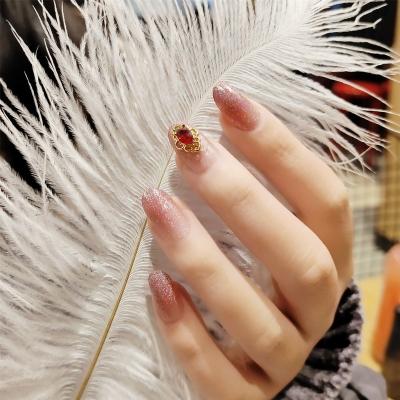 China Design Press On Nails Tips 3D Nail Art Tip Kit Unique False Long Straight Artificial Glue Manicure for sale