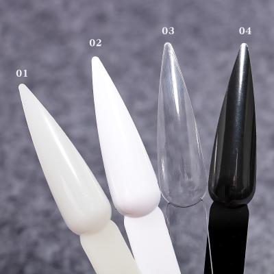 China 50Pcs/Bag Design Bulk Nail Sample Sticks Nature Clear Tips Nail Color Screen Styli Nails Art Polish Practice Board Straight for sale