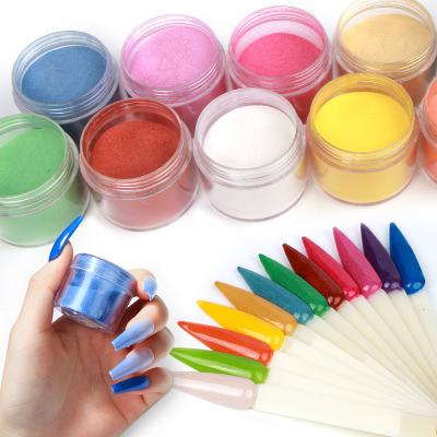 China Excellent Nail Art Effect Wholesale Private Label Bulk Nails Color Glitter Dipping Acrylic Nail Powder Set for sale