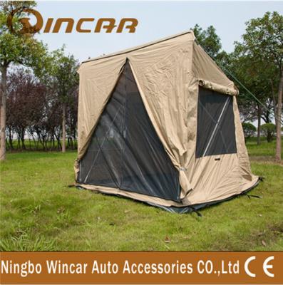 China canvas 4 square 1- 2person tent and Awning For outdoor camping sleep for sale