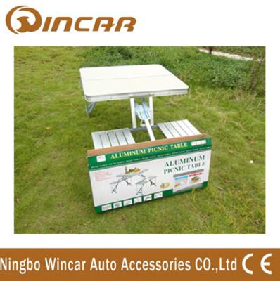 China Aluminum Outdoor Camping Tables / Four Person Folding Dining Table for sale