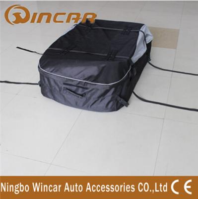 China Dual open Roof Top Cargo Bag , 600D Oxford Polyester Roof Carrier Bag for sale