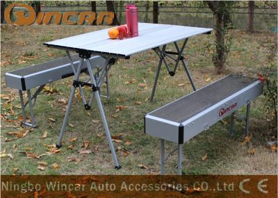 China Aluminum Multi-Purpose Center Folding Outdoor Camping Table Capacity 50kg for sale