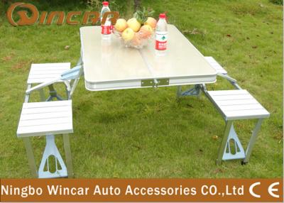 China Vehicle Camping Folding Table and Chair Set , Folding Picnic Tables for sale