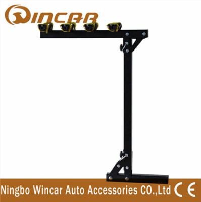 China Bikes Car Trunk Rear Bike Carrier Rack Folding Hitch Mounted Iron for sale