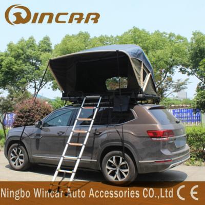 China Overland Car Roof Mounted Tent With One Ladder Open In One Side Manually for sale