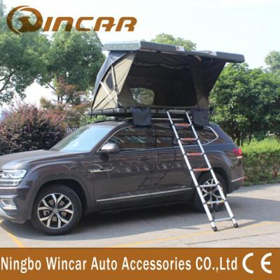 China Outside Auto Hard Shell Pop Up Roof Top Tent / Roof Mounted Suv Pop Up Tent for sale