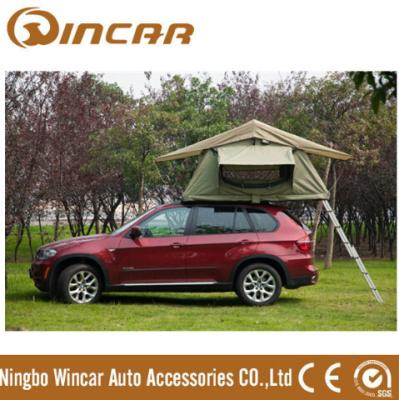 China 260g/280g Outdoor Custom Roof Top Tent For Car / Jeep With Canvas Fabric Double Layers for sale