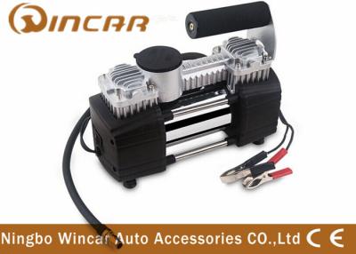 China Tyre Inflation 12v Portable Air Compressor Silver Color 32 * 15.5 * 21.5cm for sale