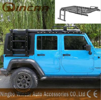 China Luggage Car Roof Racks Alininum / Steel Material For Jk Jeep Wrangler for sale