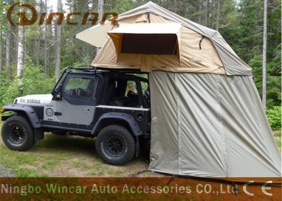 China Truck Soft Car Top Tent Outdoor Waterproof 260g / 280g Canvas Material For Camping for sale