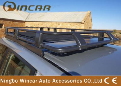 China Fully Enclosed Car Roof Luggage Rack Cage Deluxe Alloy With Brackets for sale