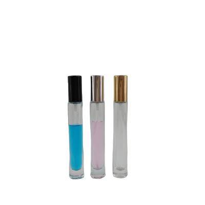 China Injection Product Packaging 30ml Round Glass Perfume Bottle With Gold Cap Perfume Package Face Mist Glass Bottle for sale