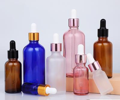 China Frosted Cosmetic 50-100 Color Spray Glass Bottles Multicolor Essential Oils Perfume Travel Bottle for sale