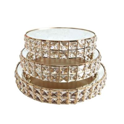 China European style wedding decoration wedding props forged metal dessert cake stand for birthday party home decoration for sale