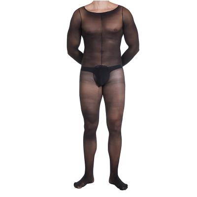 China Breathable Plus White Sheer Body Stockings Mens Full Body Net Stockings for sale