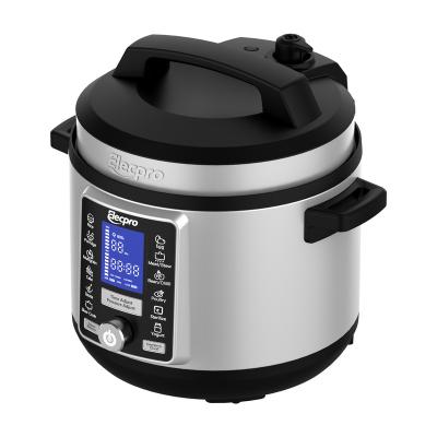 China Household Multifunctional Liquid Pressure Cooker 5.7L 1000W 80kPa Crystal Display Digital Control Electric for sale