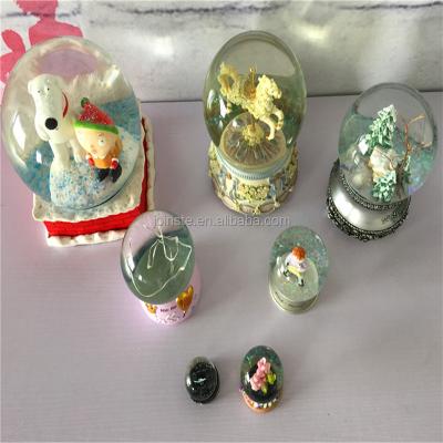 China Europe Garden Gnome Mini Snow Globe 45mm, Fairy Mini Snow Globe for sale