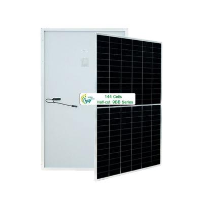 China 15A Maysun 9BB PERC Half Cell 144 Cells 410Wp 400W High Efficiency Solar Module Stock in Europe for sale