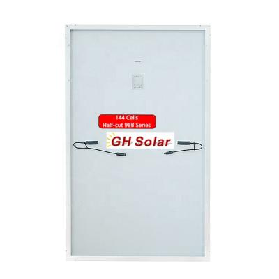 China 20A Best Seller GH SOLAR Half Cut 144 Cells 385W/40V Solar Panel Array 1 TUV Approved Stock In Europe for sale