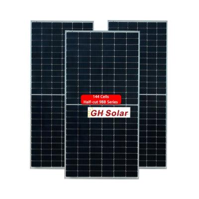 China 20 A GH440MB-72H Tensioning Monocrystalline Photovoltaic Module 9 Half-cut New Solar Panel 440W Busbar for sale